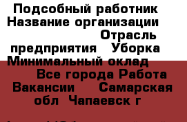 Подсобный работник › Название организации ­ Fusion Service › Отрасль предприятия ­ Уборка › Минимальный оклад ­ 17 600 - Все города Работа » Вакансии   . Самарская обл.,Чапаевск г.